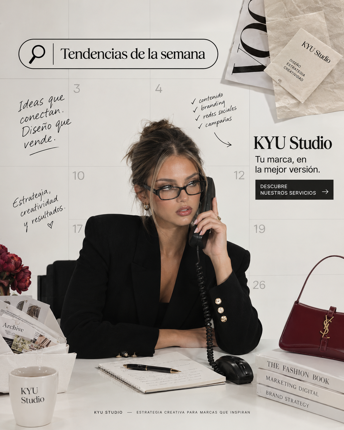 Set de producto de KYU Studio